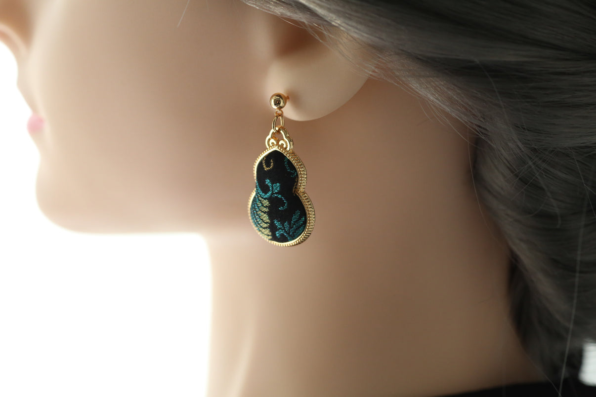 The Handmade Song Brocade Cosmic Calabash Earrings